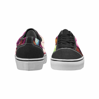 WOMEN'S Ice Cream Monsters  Lace-Up Canvas Dreamlike Custom Shoes
