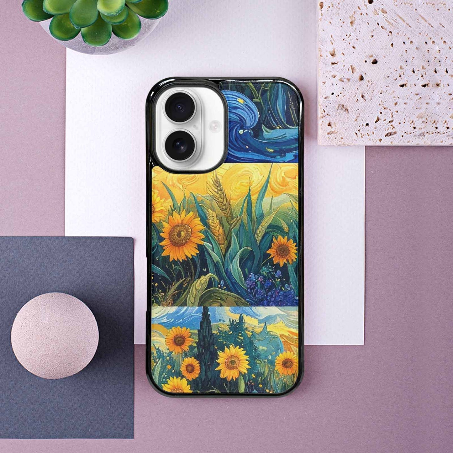 iPhone 16 Case — Blend All Versions Together Melting Together, Custom Designed Case Cover