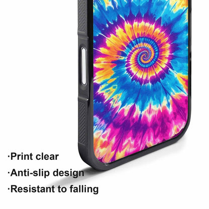 iPhone 17 Air Case — Tie Dye Spiral Art Seamless Tie, Custom Phone Case