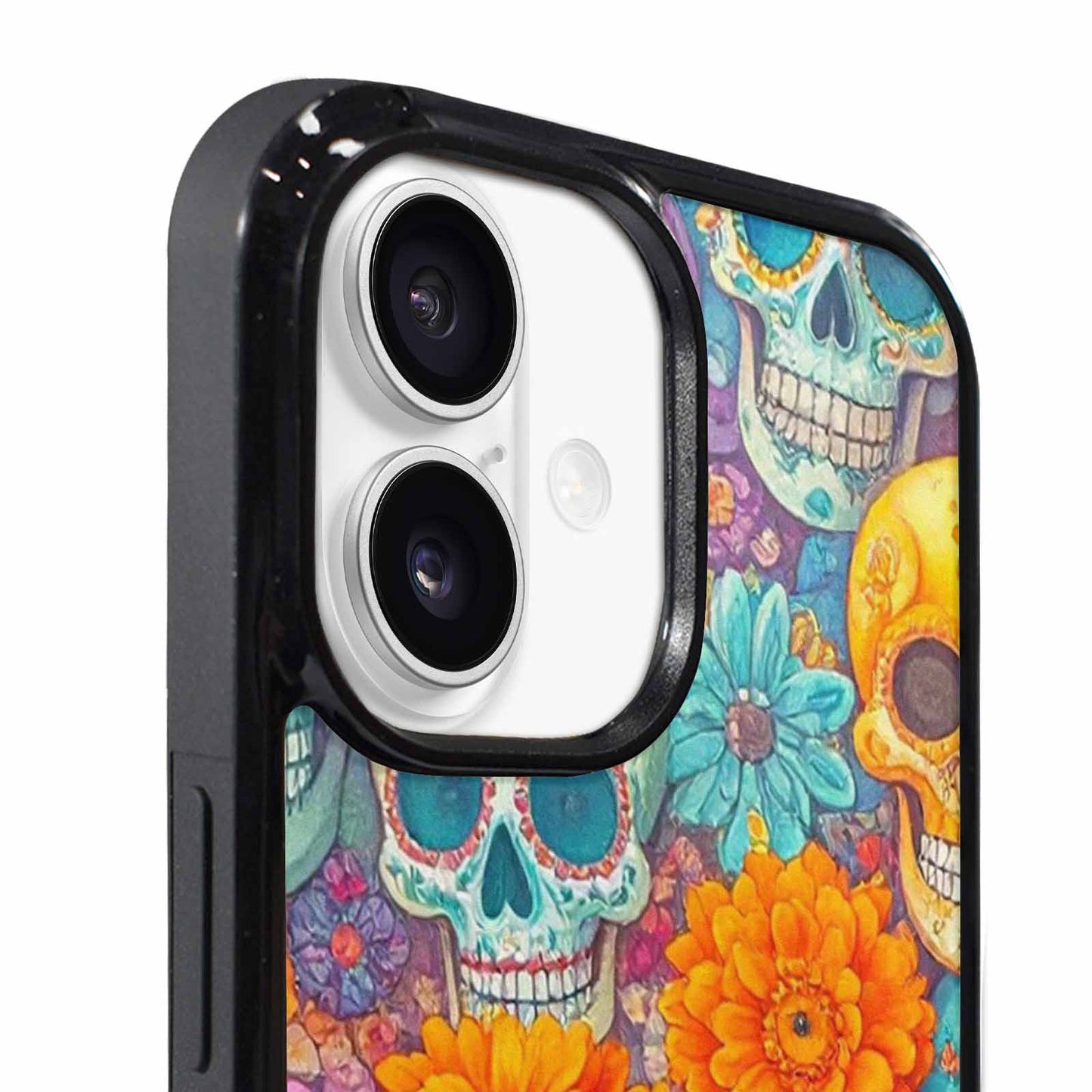 iPhone 17 Case — Ornate Candy Color Skull Gothic Skulls, Personalized Phone Case