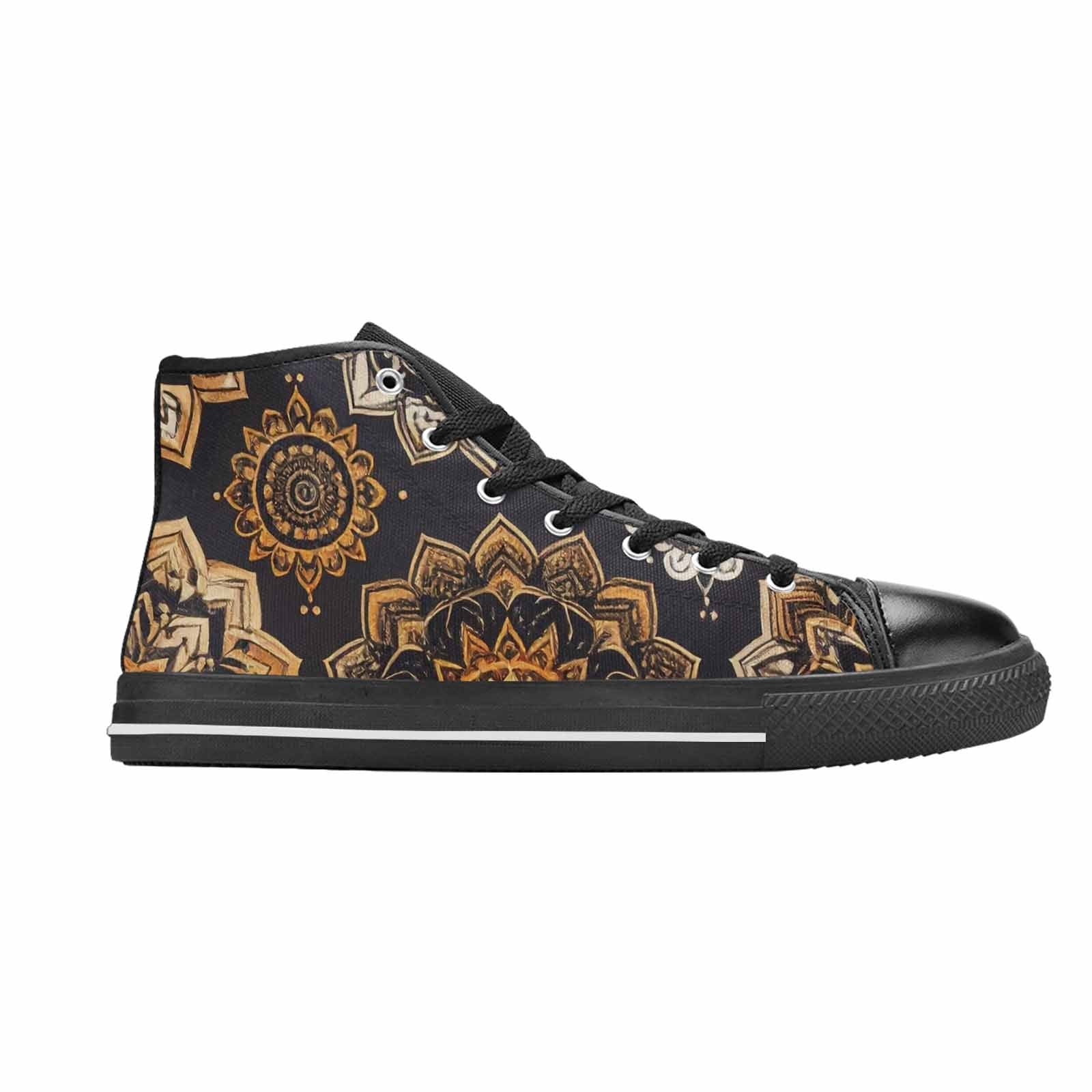WOMEN'S Mandala High Top Canvas Aesthetic Custom Sneakers