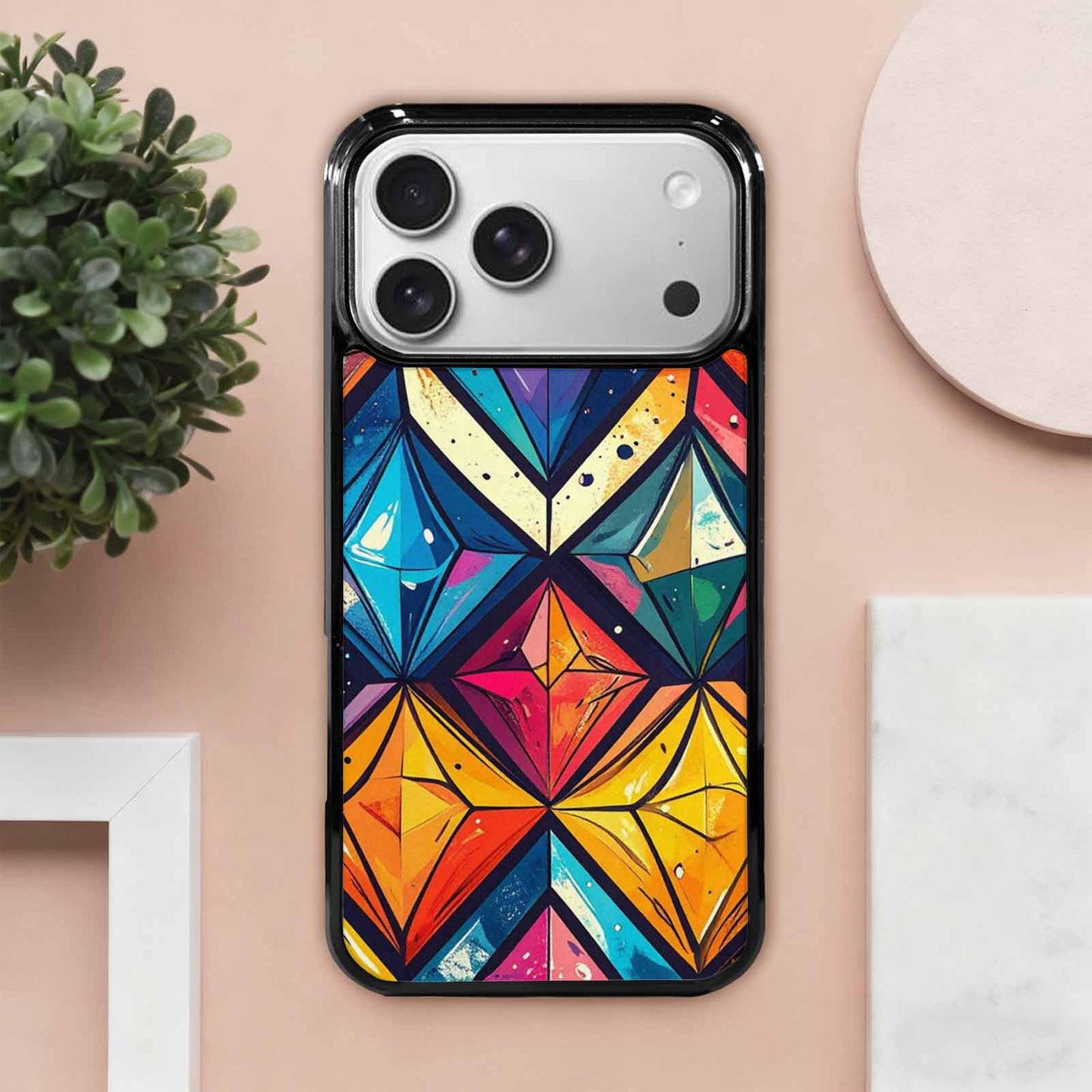 iPhone 17 Pro Max Case — Vintage Summer Diamond Retro Vintage, Custom Designed Case Cover