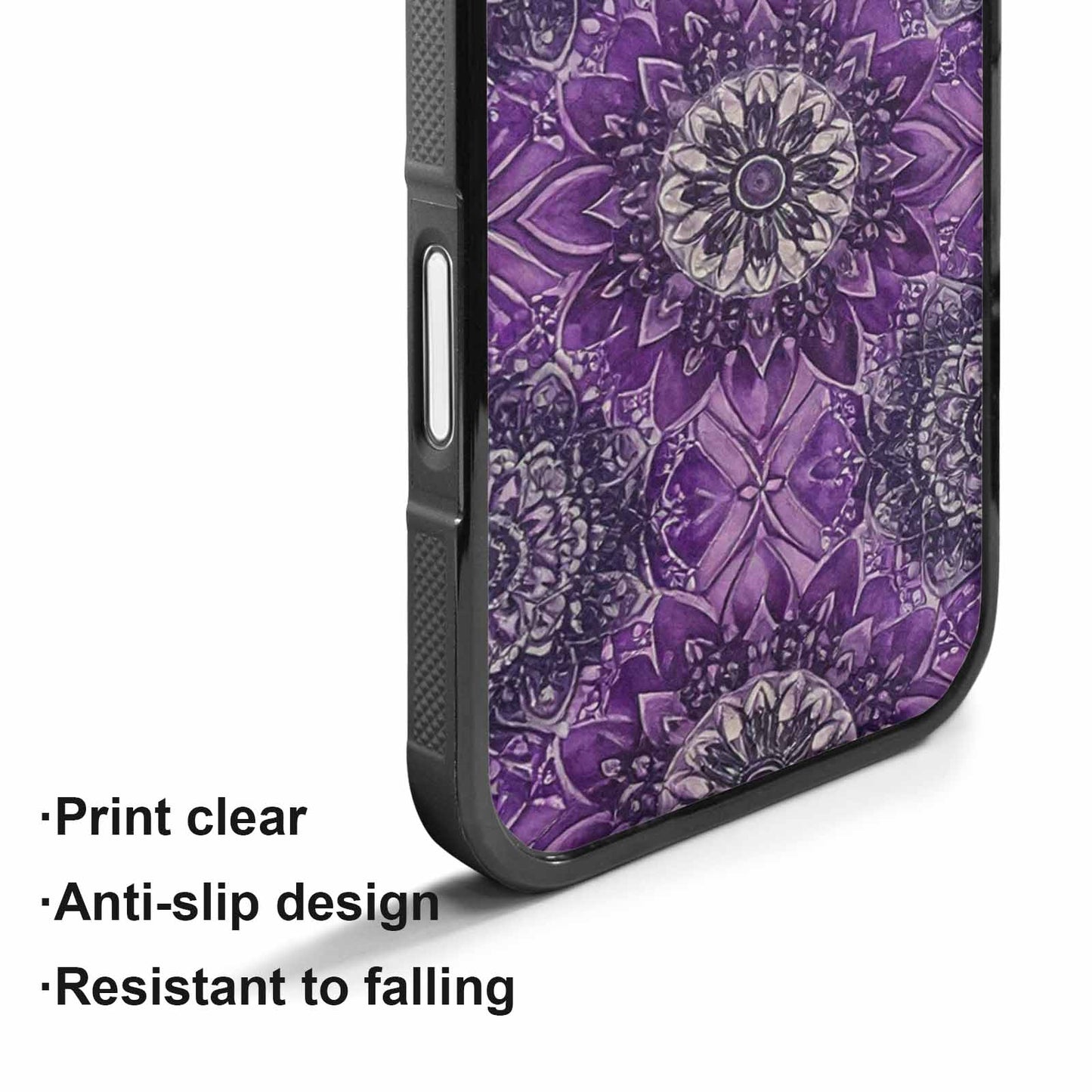 iPhone 17 Case — Small Mandala Pattern, Randomly Floral, Custom Designed Case Cover