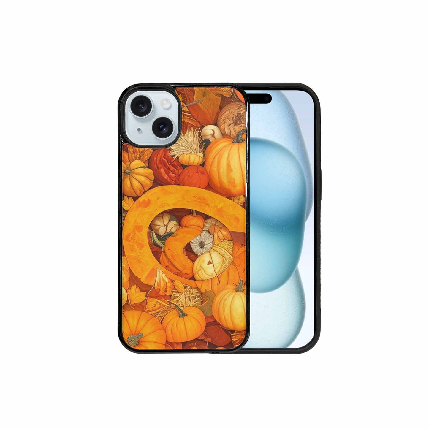 iPhone 15 Plus Case — Autumn Pumpkin Patch Autumn Pumpkin Patch, Custom Art Phone Cover