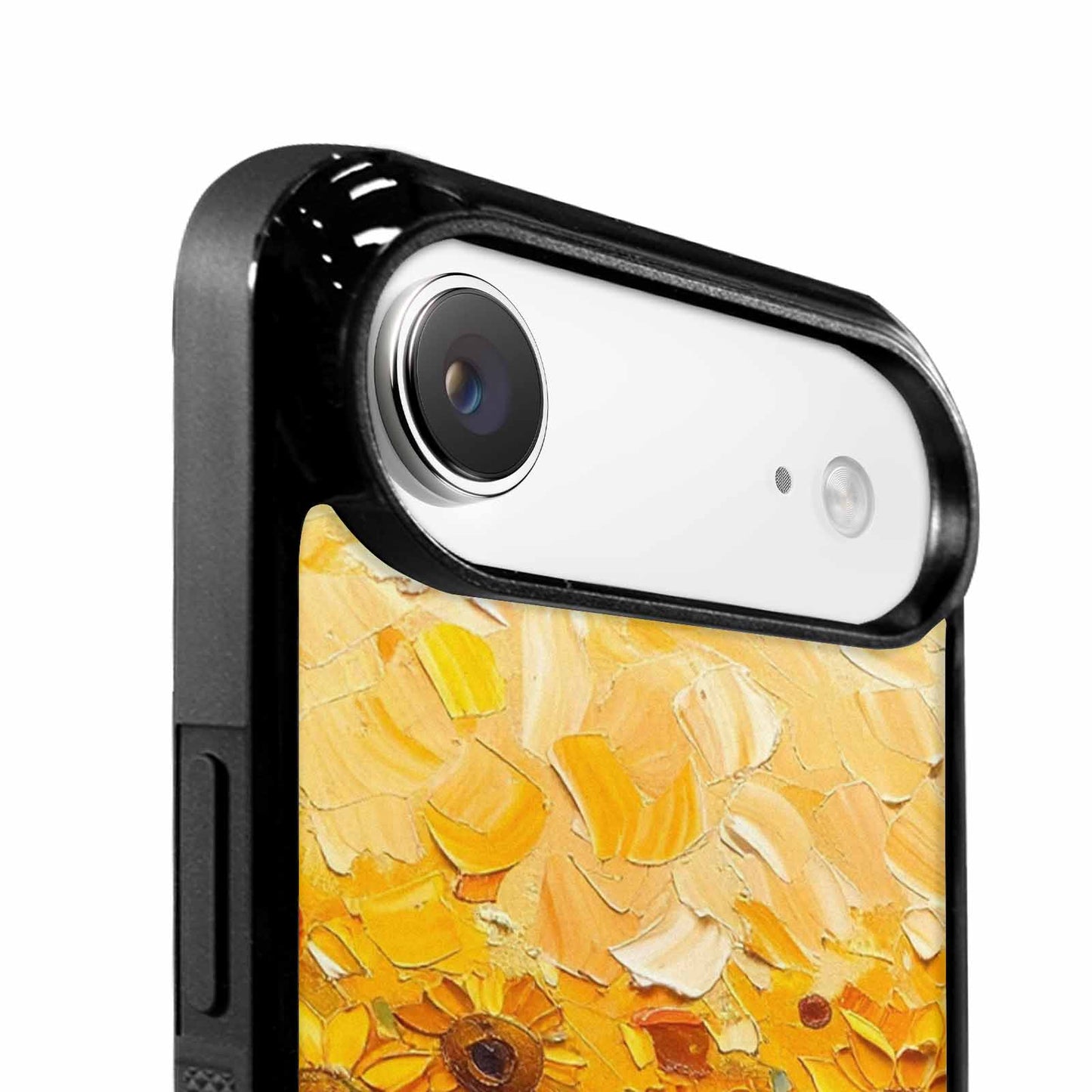 iPhone 17 Air Case — Impressionist Sunflower Brushstroke Pattern Hundreds Floral, Original Design Phone Case