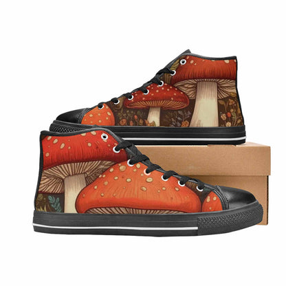 WOMEN'S Mushroom High Top Canvas Vivid Shoes