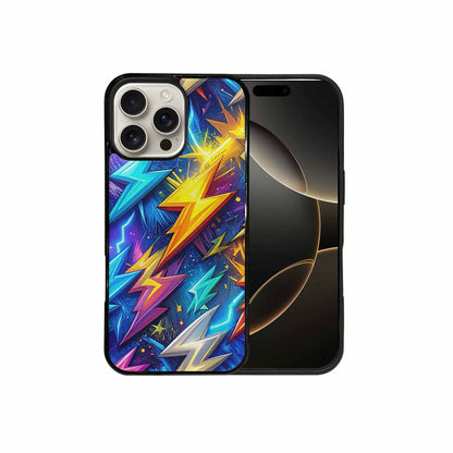 iPhone 16 Pro Max Case — Lightning Bolt Storm Pattern Hundreds Of, Original Design Phone Case