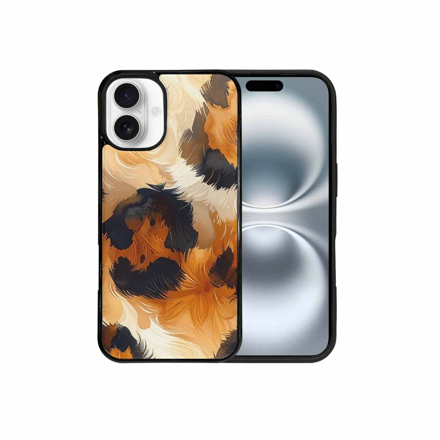 iPhone 16 Plus Case — Leopard Soft Airbrush Gradient, Original Design Phone Case