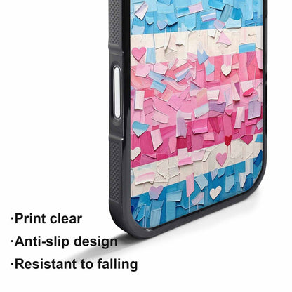 iPhone 17 Pro Case — Transgender Pride Flag Trans Pride Original, Custom Print Case Cover