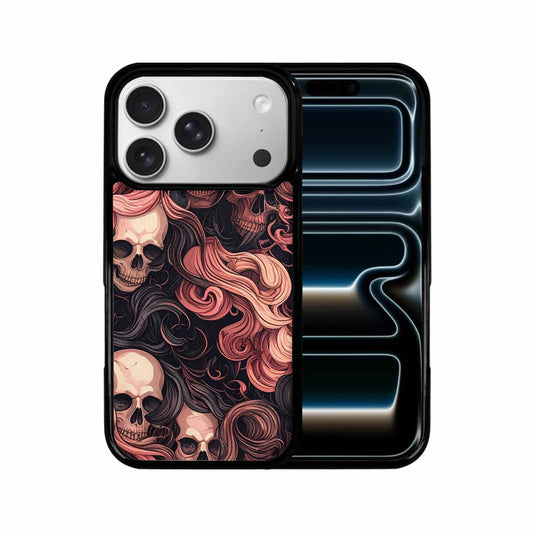 iPhone 17 Pro Case — Skull Dark Art Gothic Print Gothic, Custom Designed Case Cover