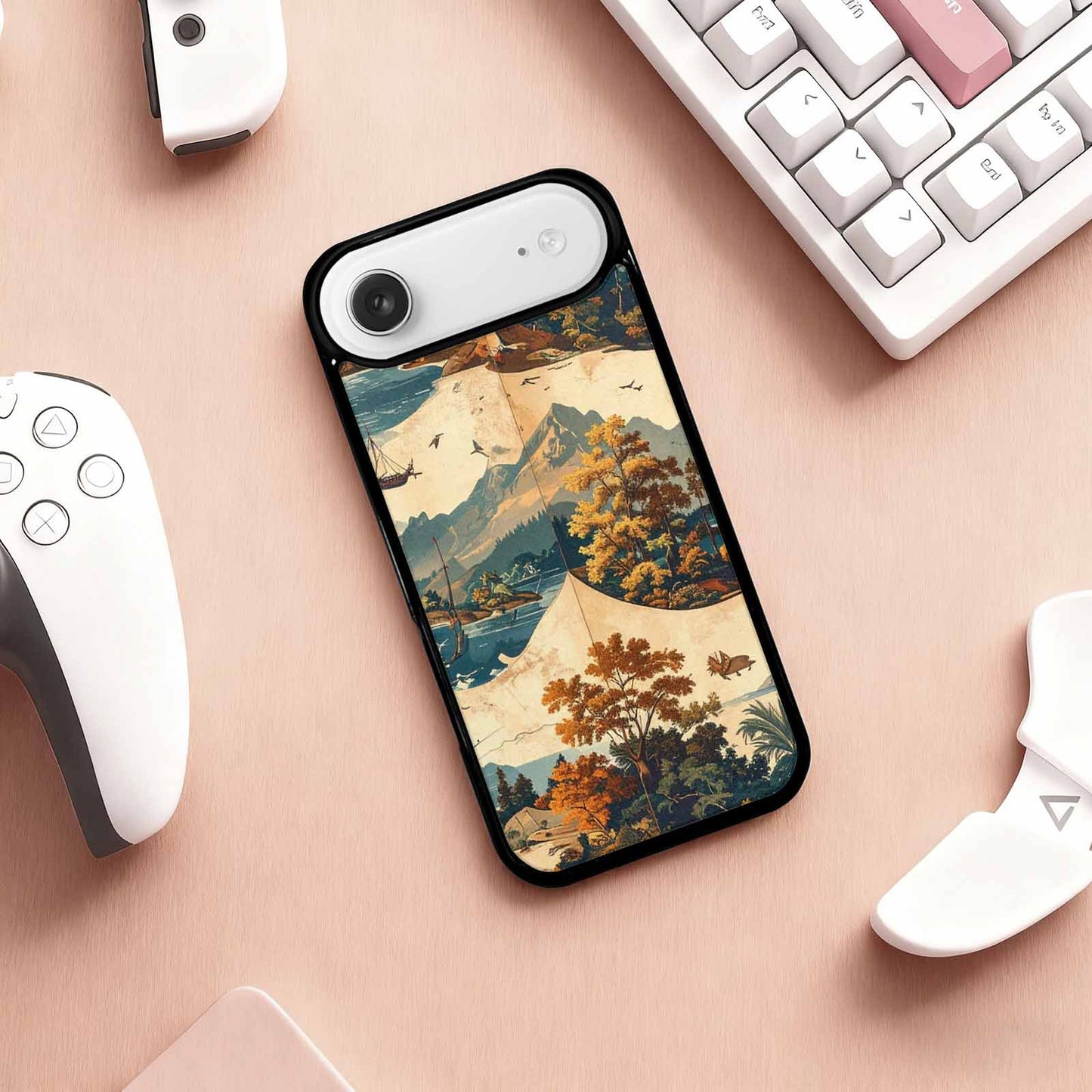 iPhone 17 Air Case — Vintage Travel Artwork Pattern Retro Vintage, Custom Designed Case Cover