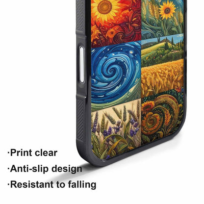 iPhone 17 Pro Max Case — Small Van Gogh Style Galaxy Space, Custom Designed Case Cover