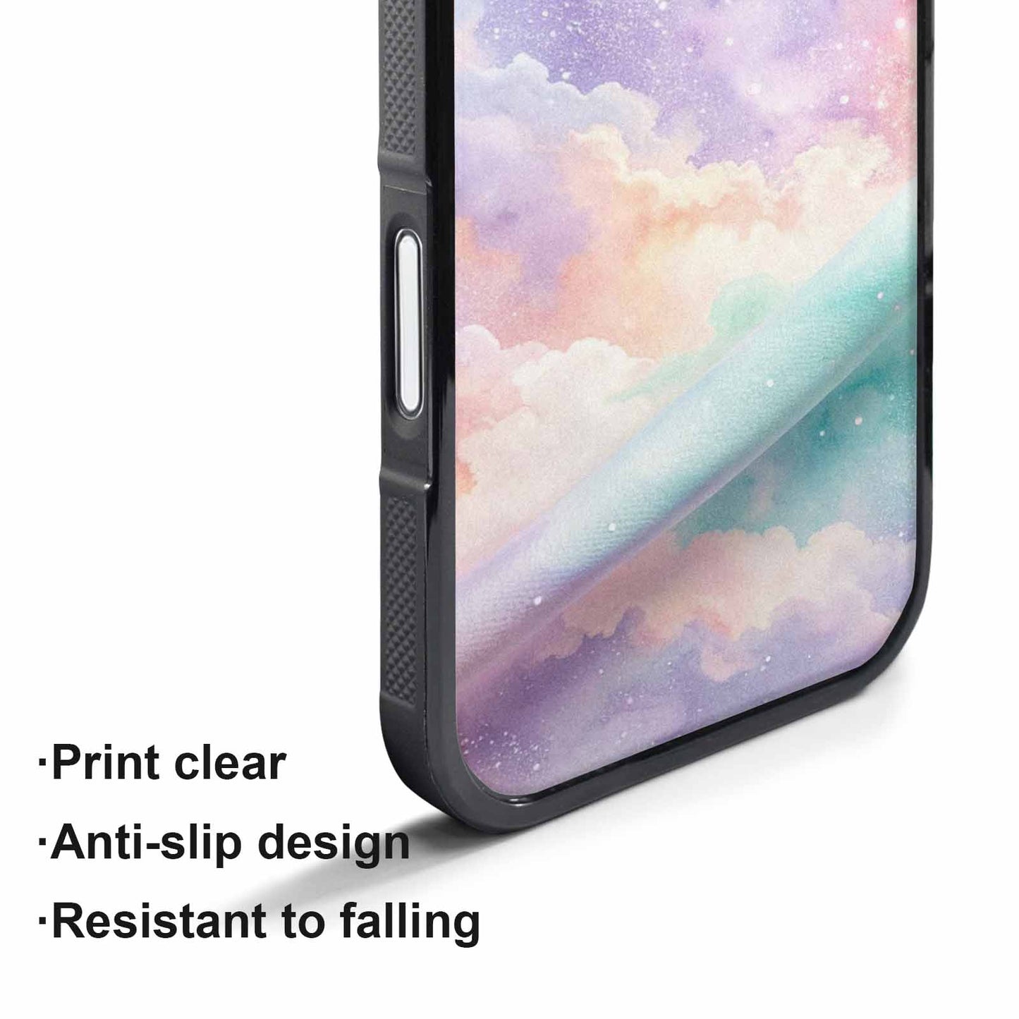 iPhone 17 Pro Max Case — Galaxy Texture In Soft Galaxy Space, Unique Phone Case Design