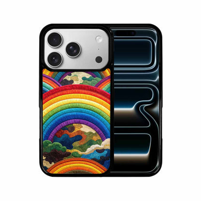 iPhone 17 Pro Case — Vivid Camo Rainbow Arc Camo, Original Design Phone Case