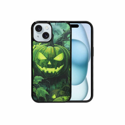 iPhone 15 Case — Halloween Glowing Jackolantern, Customized Protective Case