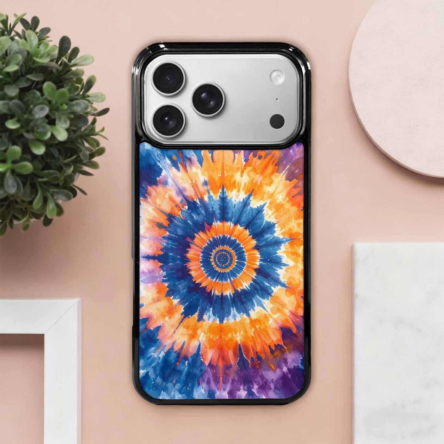 iPhone 17 Pro Max Case — Seamless Tileable Pattern Of Tie Dye, Personalized Phone Case