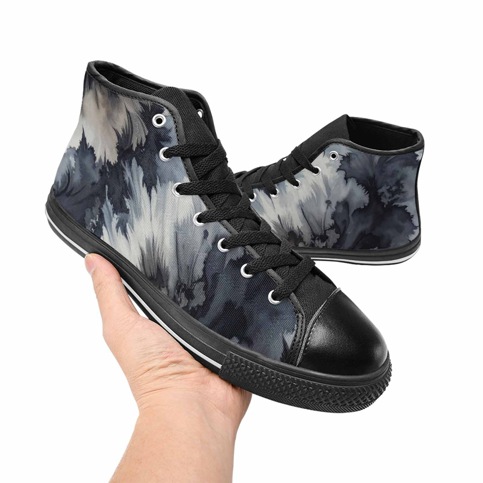 WOMEN'S Tie Dye - High Top Canvas Aesthetic Sneakers