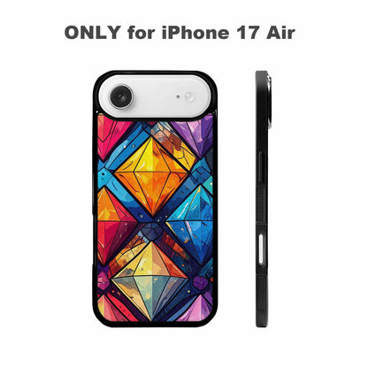iPhone 17 Air Case — Vintage Summer Diamond Retro Vintage, Unique Phone Case Design