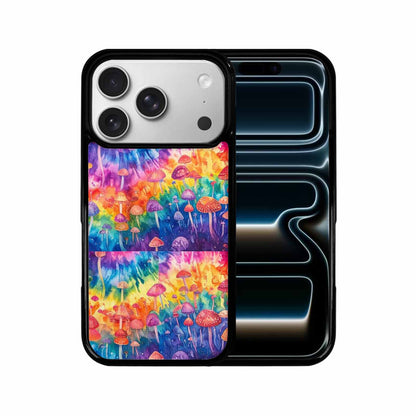 iPhone 17 Pro Case — Mushrooms Tie Dyemushrooms Pat Tie Dye, Personalized Phone Case