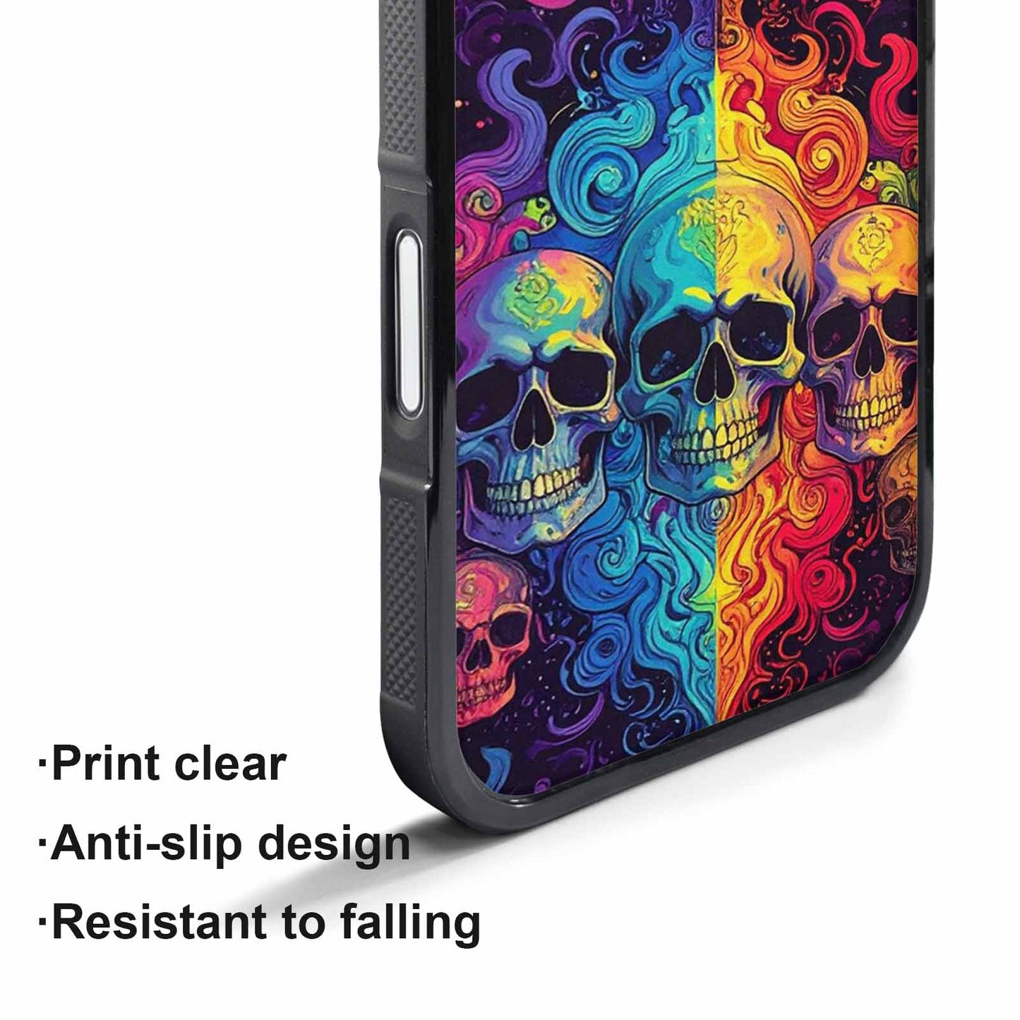 iPhone 17 Pro Case — Skull Dark Art Gothic Print Gothic, Customized Protective Case