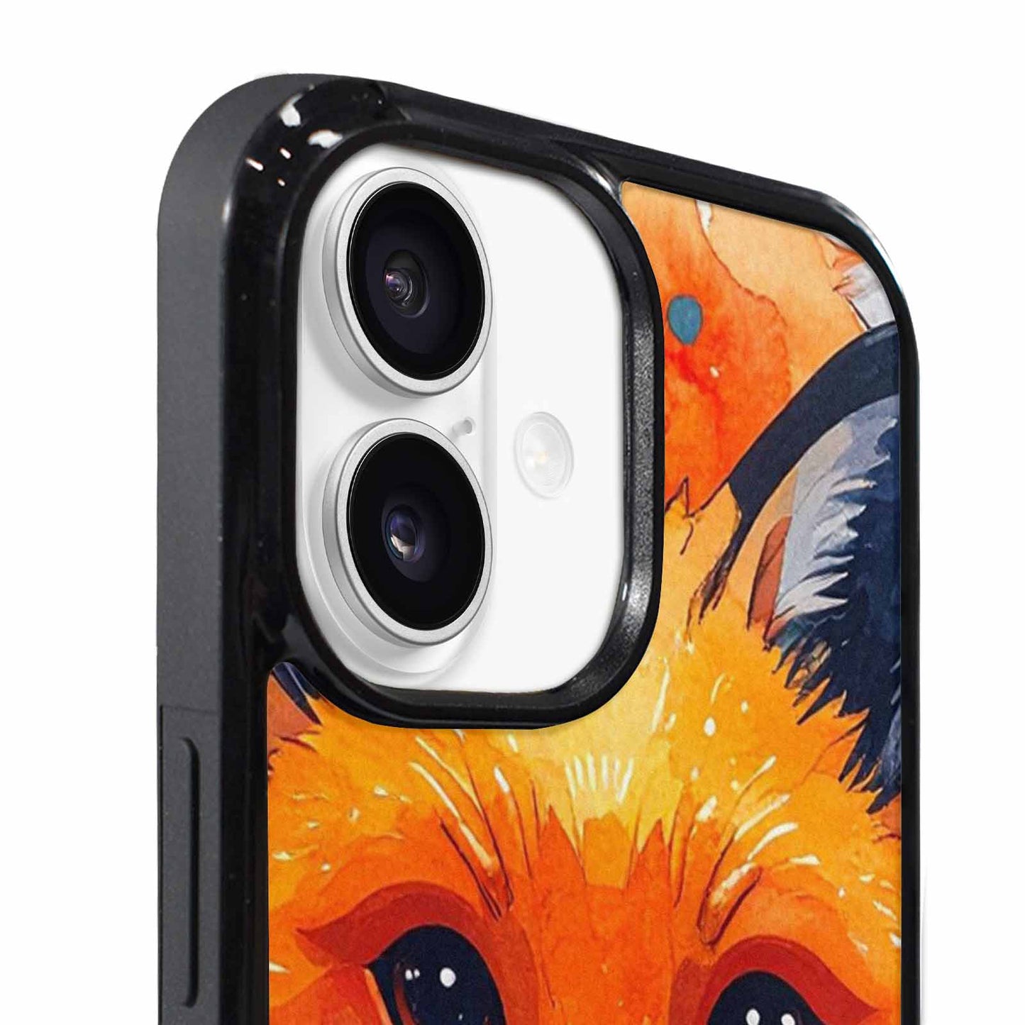 iPhone 17 Case — Watercolor Kawaii Fox Watercolor Abstract, Custom Made Phone Cover