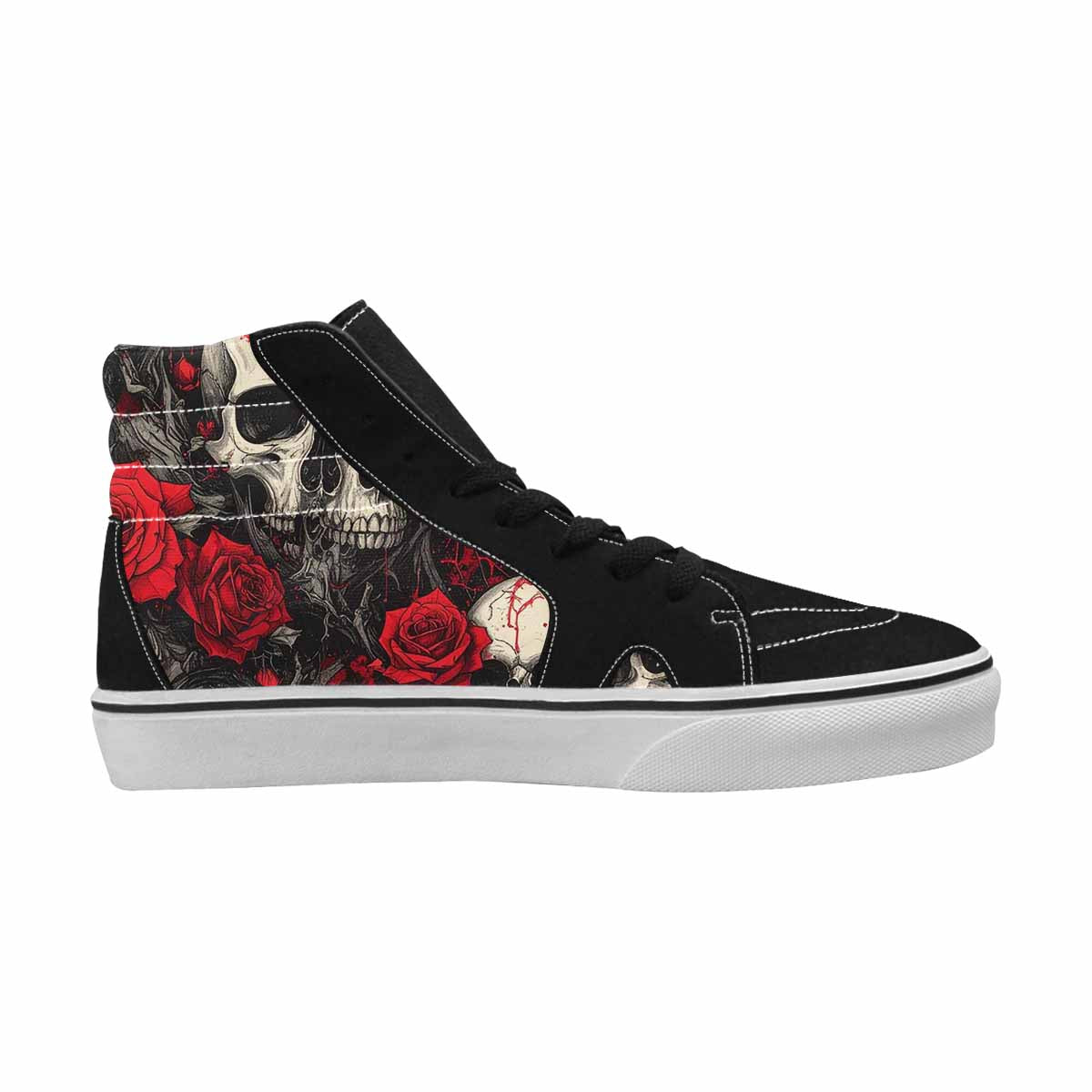 MEN'S Skull Roses High Top Canvas Dreamlike Shoes