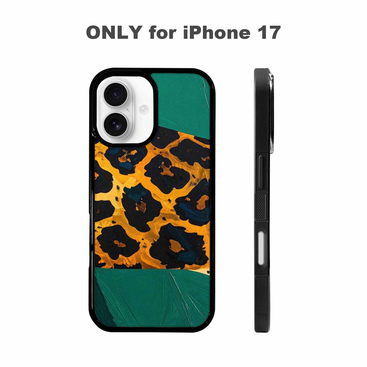 iPhone 17 Case — Animal Print Leopard Wallpaper Animal Print, Personalized Phone Case