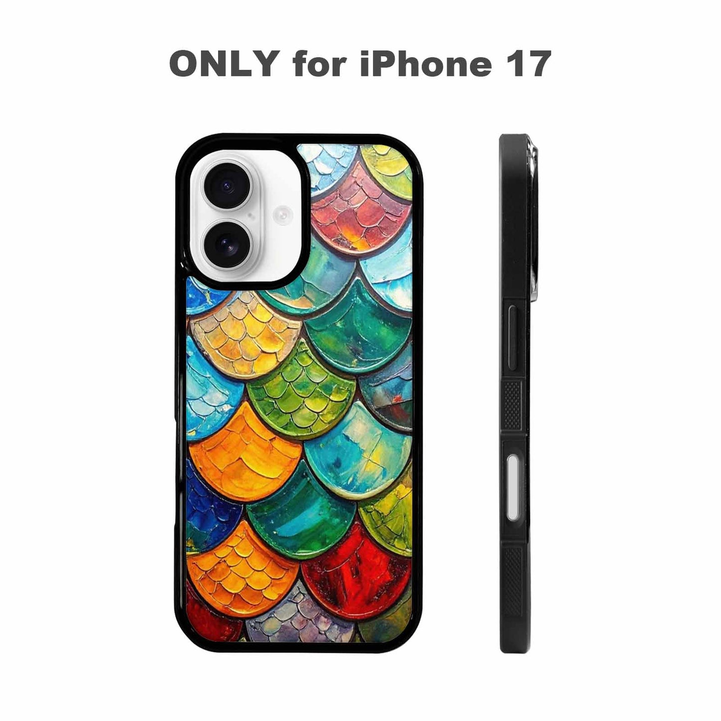 iPhone 17 Case — Reptile Scale Full Color Original Art, Unique Phone Case Design