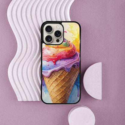 iPhone 16 Pro Max Case — Melting Icecream Collage Custom, Personalized Phone Case
