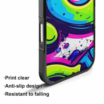 iPhone 17 Case — Acid Wash Cartoon Tie Dye, Original Design Phone Case