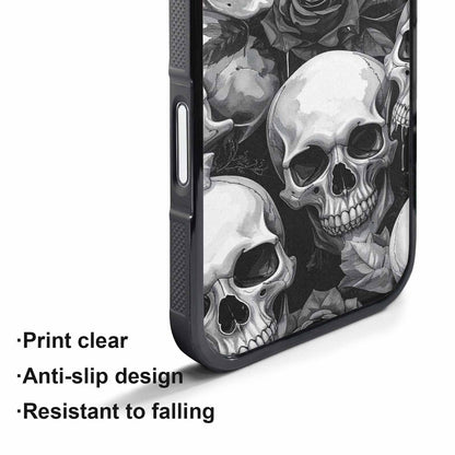 iPhone 17 Pro Max Case — Skull Dark Art Gothic Print Gothic, Custom Phone Case