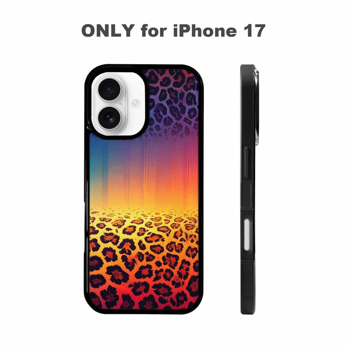 iPhone 17 Case — Leopard Print Gradient Style Animal Print, Original Design Phone Case