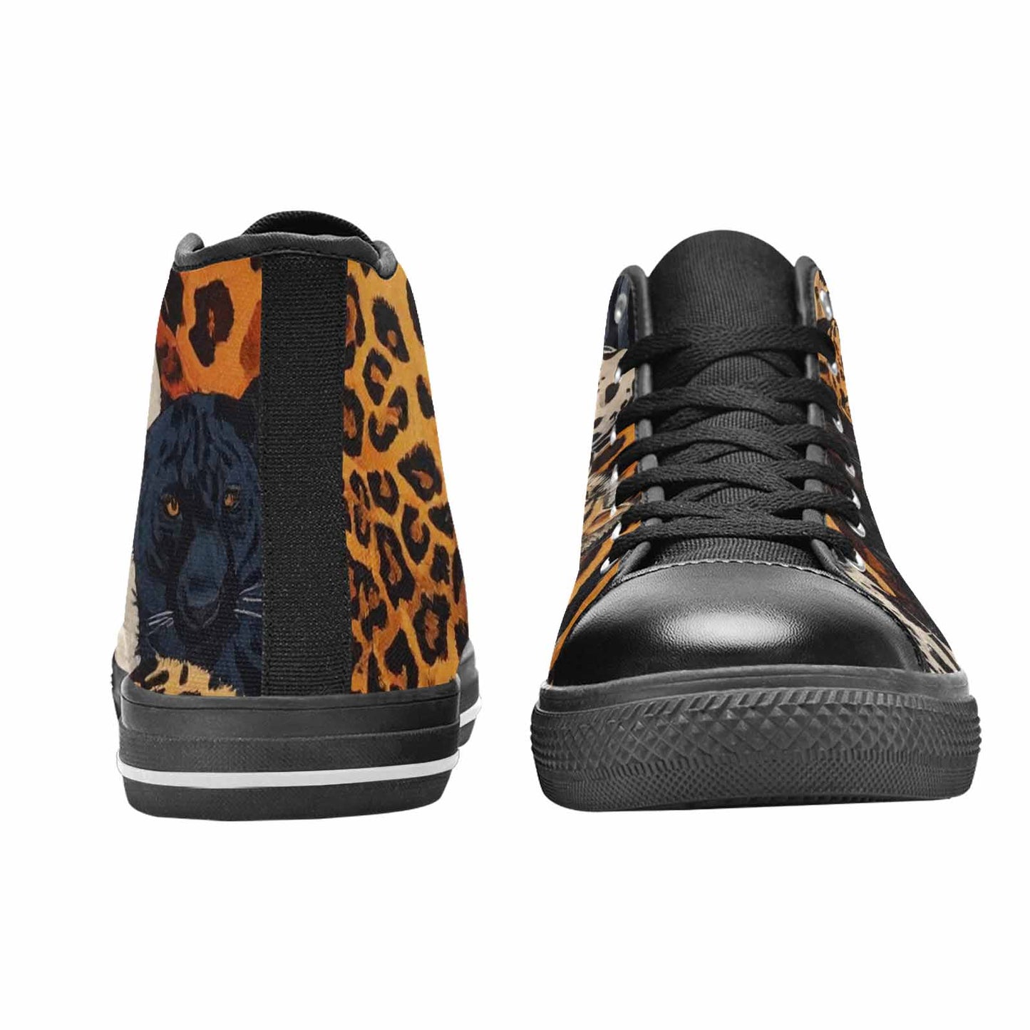 MEN'S Animal Print High Top Canvas Y2K Shoes