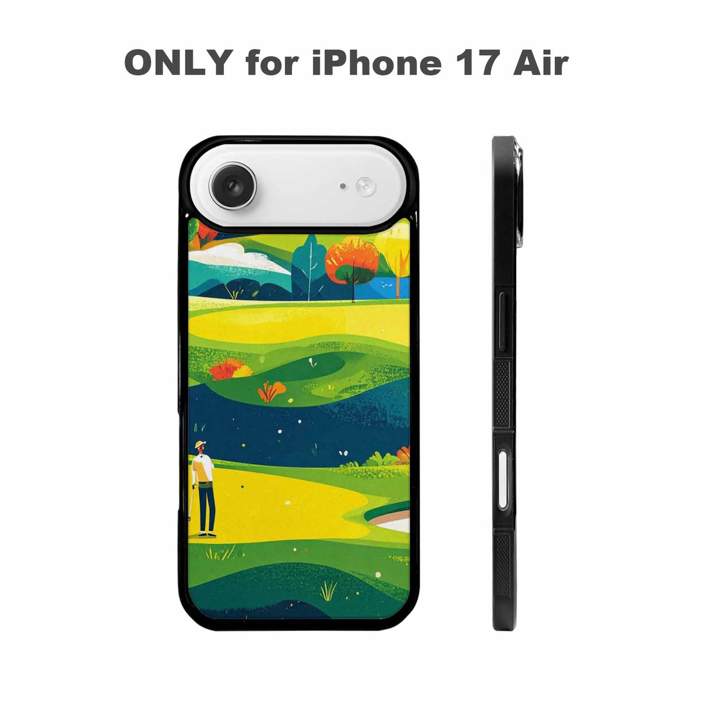iPhone 17 Air Case — Golf Cartoon Art Pattern Cartoon Cute, Custom Phone Case