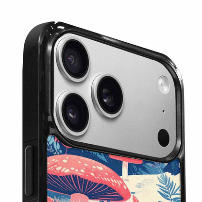 iPhone 17 Pro Max Case — Vintage Dinosaurs Mushroom Retro Vintage, Custom Designed Case Cover