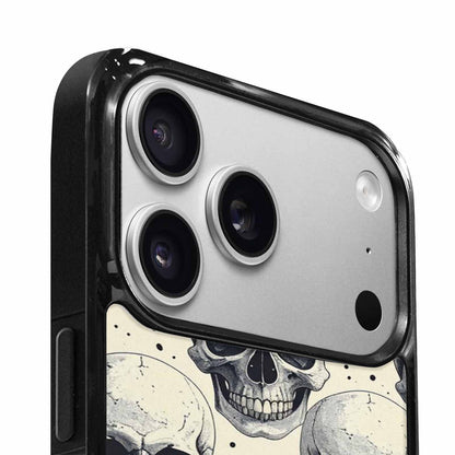 iPhone 17 Pro Case — Skull Dark Art Gothic Print Gothic, Custom Phone Case