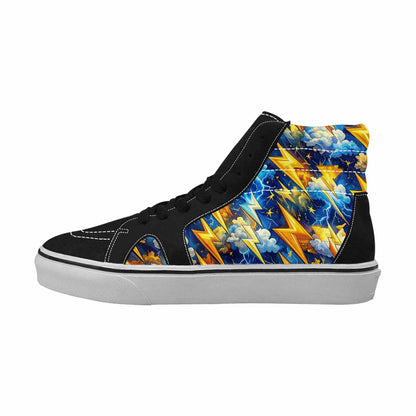 WOMEN'S Lightning Bolt High Top Canvas Aesthetic Shoes