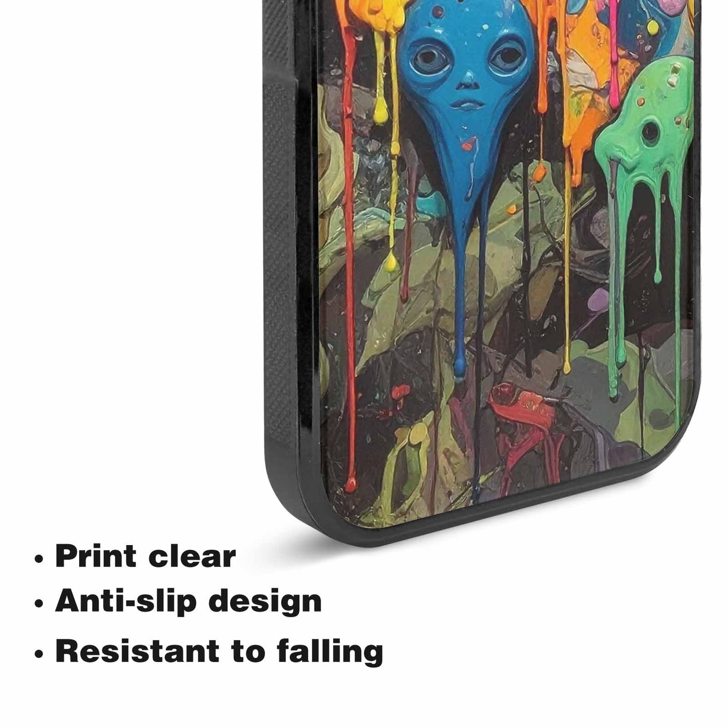 iPhone 15 Plus Case — Aliens Camomelting Aliens Patt 5xk Personalized, Personalized Phone Case