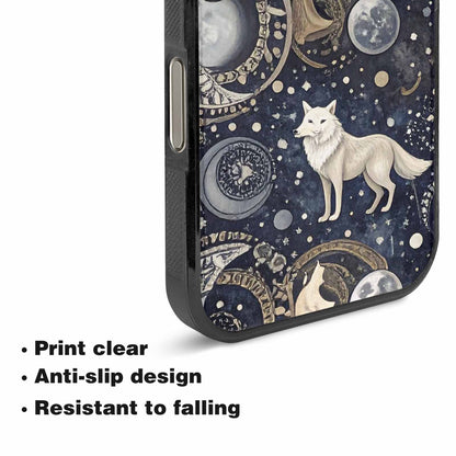 iPhone 16 Pro Max Case — Wolves Everywhere Collage Overlap Small Wolf, Custom Made Phone Cover