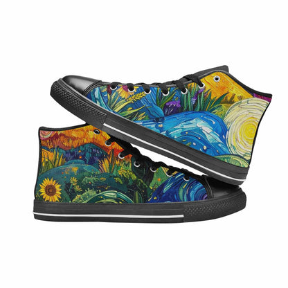 MEN'S Blend All Versions High Top Canvas Cottagecore Shoes