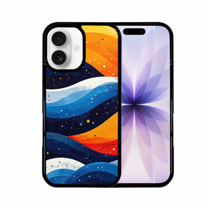 iPhone 17 Case — Glossy Winter Wave Cartoon Cute, Unique Phone Case Design
