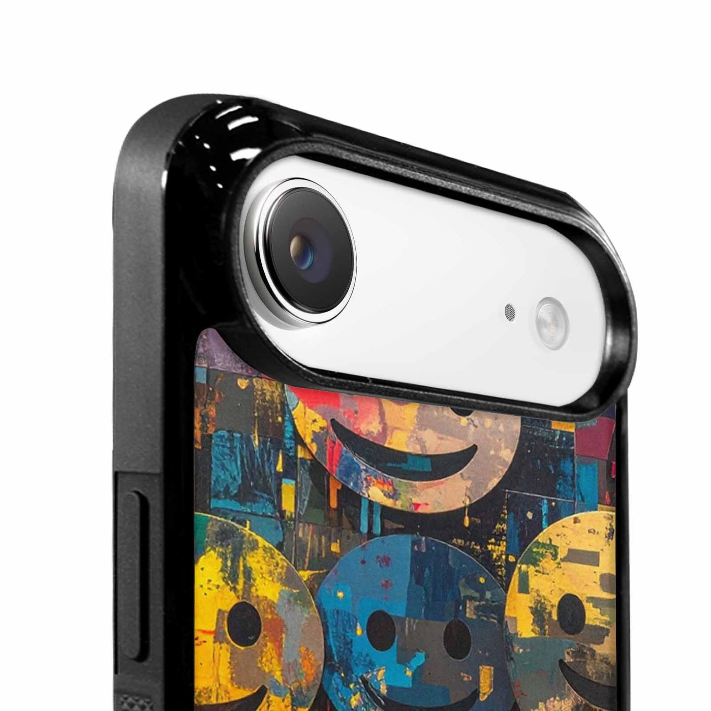 iPhone 17 Air Case — Smiley Faces Camosmiley Faces Wt0 Camo, Custom Print Case Cover