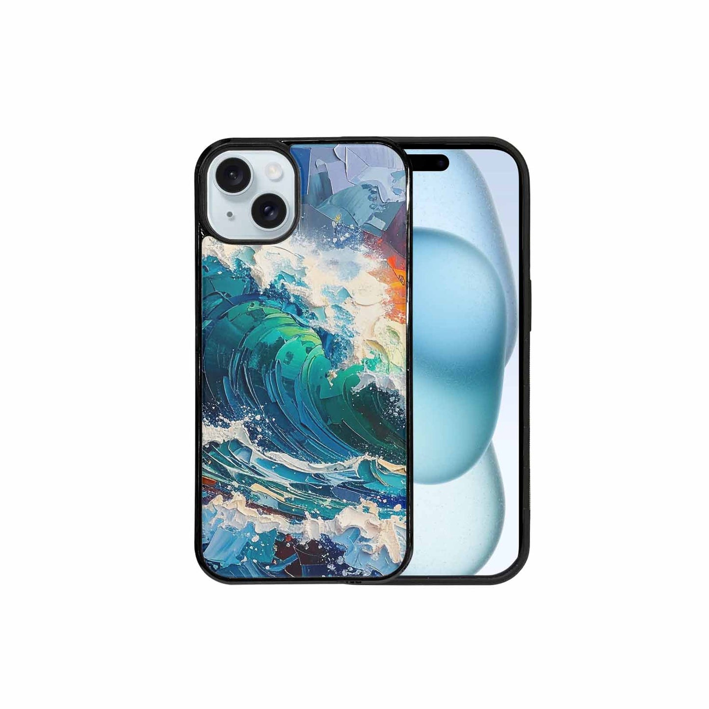 iPhone 15 Plus Case — Wave Crest Splash Wave Crest Splash, Unique Phone Case Design