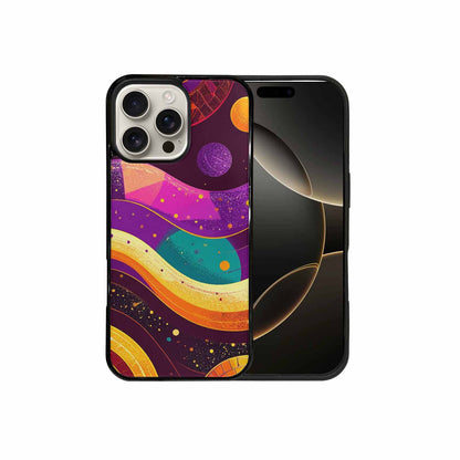 iPhone 16 Pro Max Case — 1970s Disco Art Pattern, Custom Printed Phone Case