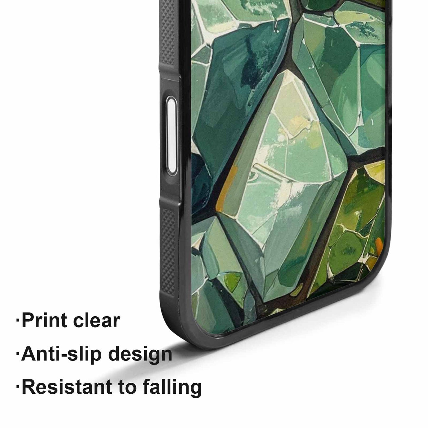 iPhone 17 Case — Glossy Reptile Crystal Original Art, Custom Phone Case