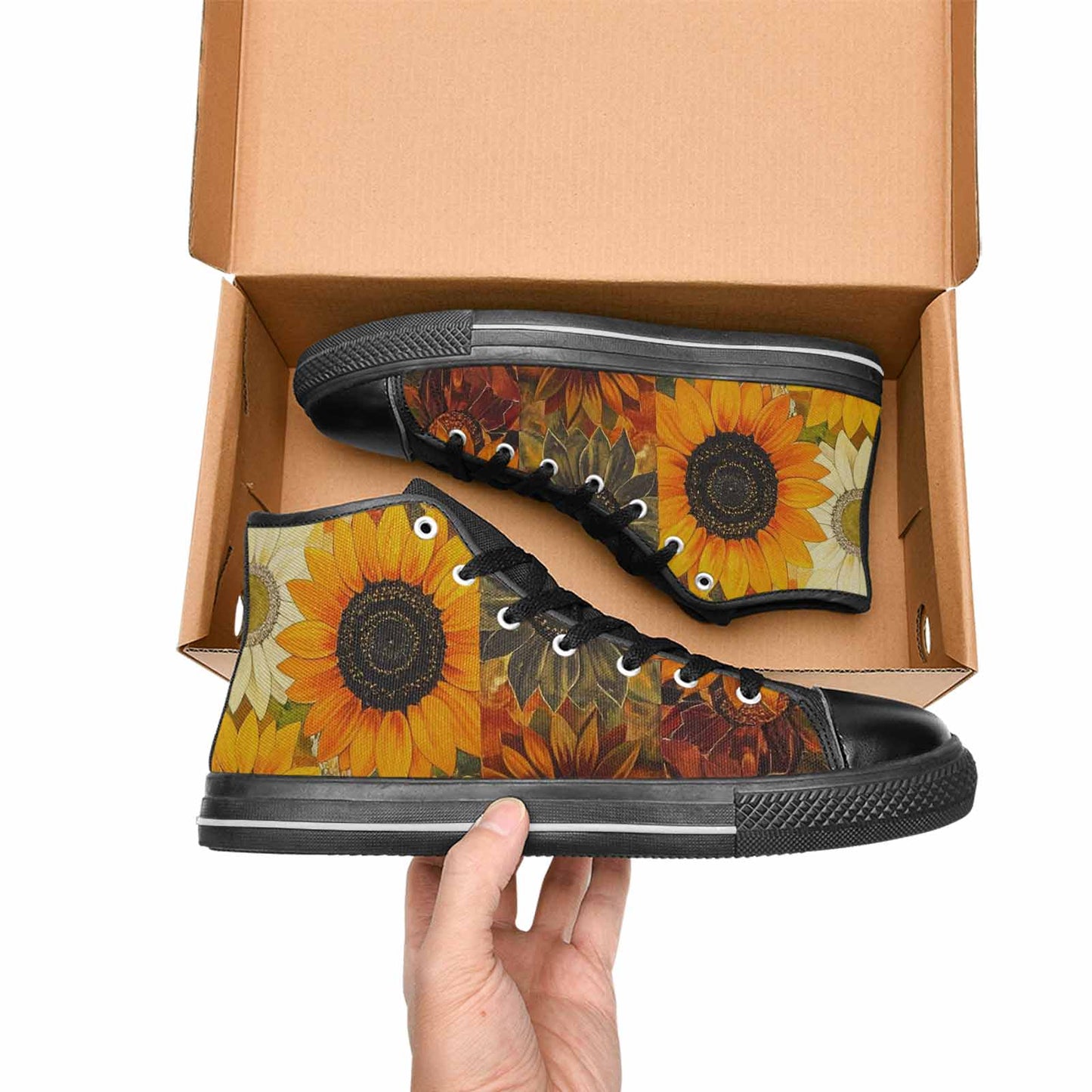 MEN'S Blend Melt Them High Top Canvas Cottagecore Shoes