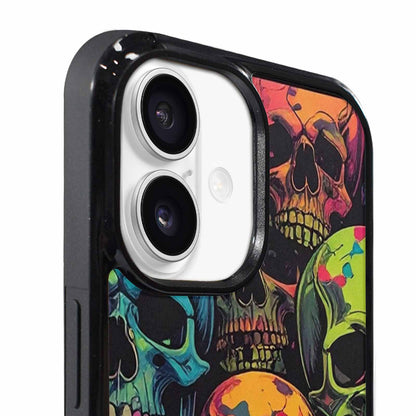 iPhone 17 Case — Of Skulls Neon Camo Gothic Skulls, Unique Phone Case Design