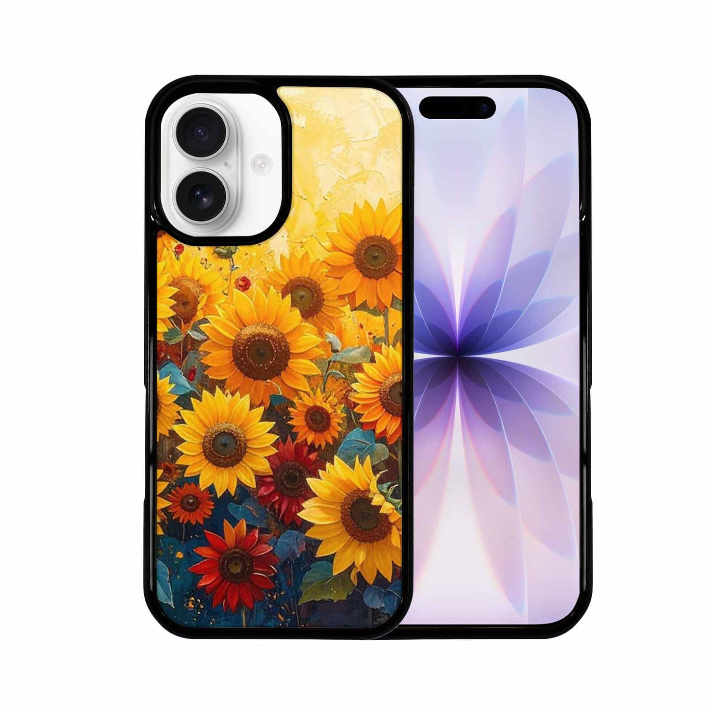 iPhone 17 Case — Full Color Vibrant Sunflower Floral, Unique Phone Case Design