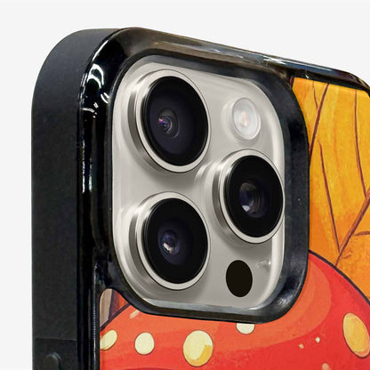 iPhone 16 Pro Case — Bold Autumn Mushroom Bold Autumn Mushroom, Custom Art Phone Cover