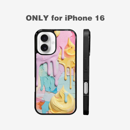 iPhone 16 Case — Soft Serve Swirl Monster Characters, Personalized Phone Case